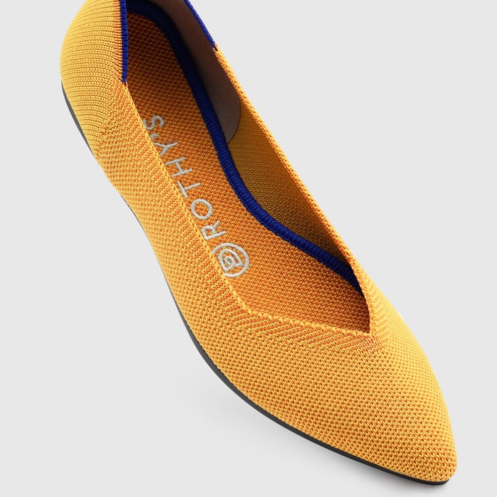 🌼EUC MARIGOLD ROTHY’S POINTS, size 9🌼